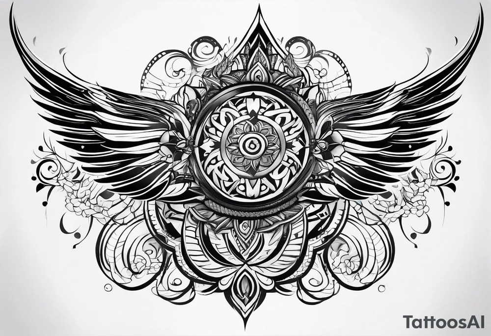 Tribal Back Tattoo tattoo idea