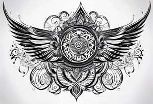 Tribal Back Tattoo tattoo idea