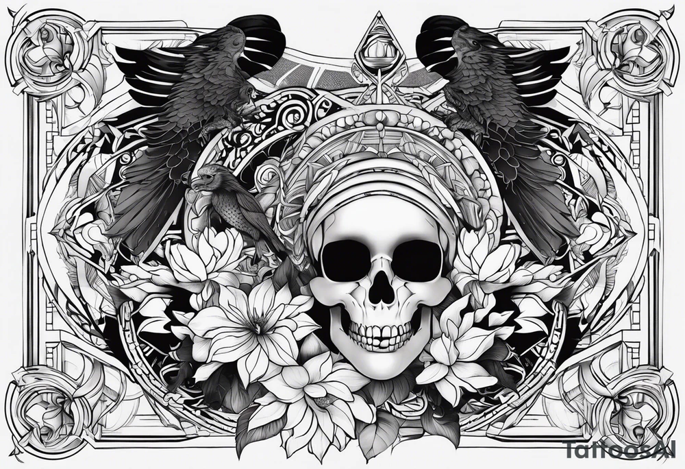 kali ma, alien goddess, valkrye, aries, pirate, divine feminine, zenza resonance, pachamama, lotus azul, blank panther, eagle, skull, 5D, nueva gaya, dna 12 tattoo idea