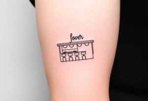50’s diner inspired tattoo idea