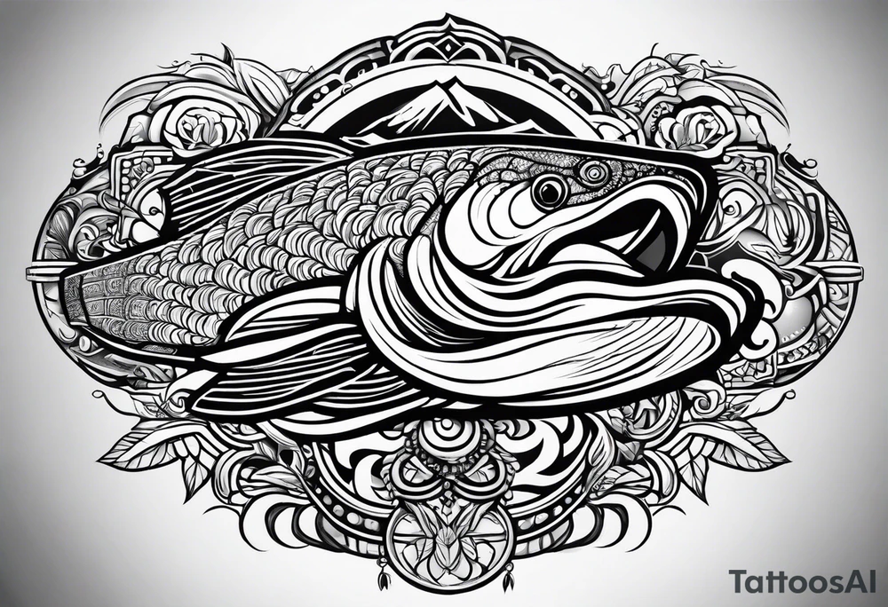 salmon arm tattoo tattoo idea