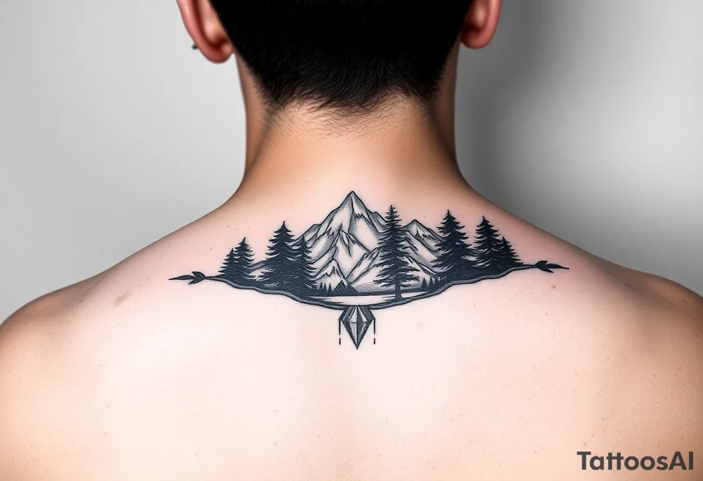 small canadian nature themed tattoo idea