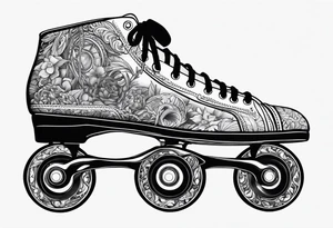 Riedell roller
 skates tattoo idea