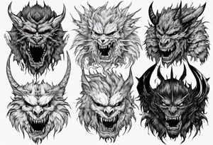 Berserk beast of darkness tattoo idea