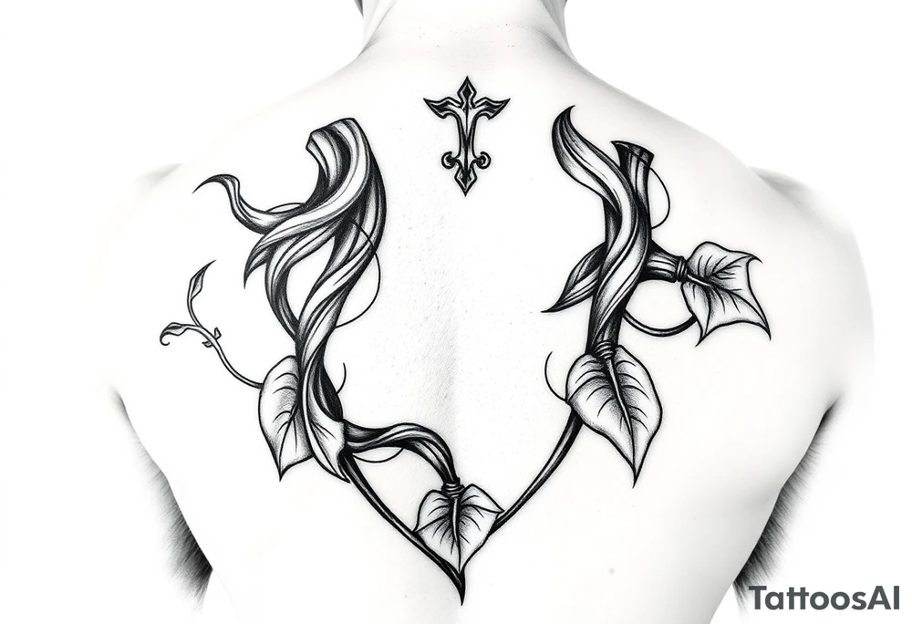 Poison ivy f4om batman sketch style tattoo idea