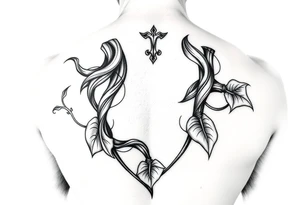 Poison ivy f4om batman sketch style tattoo idea