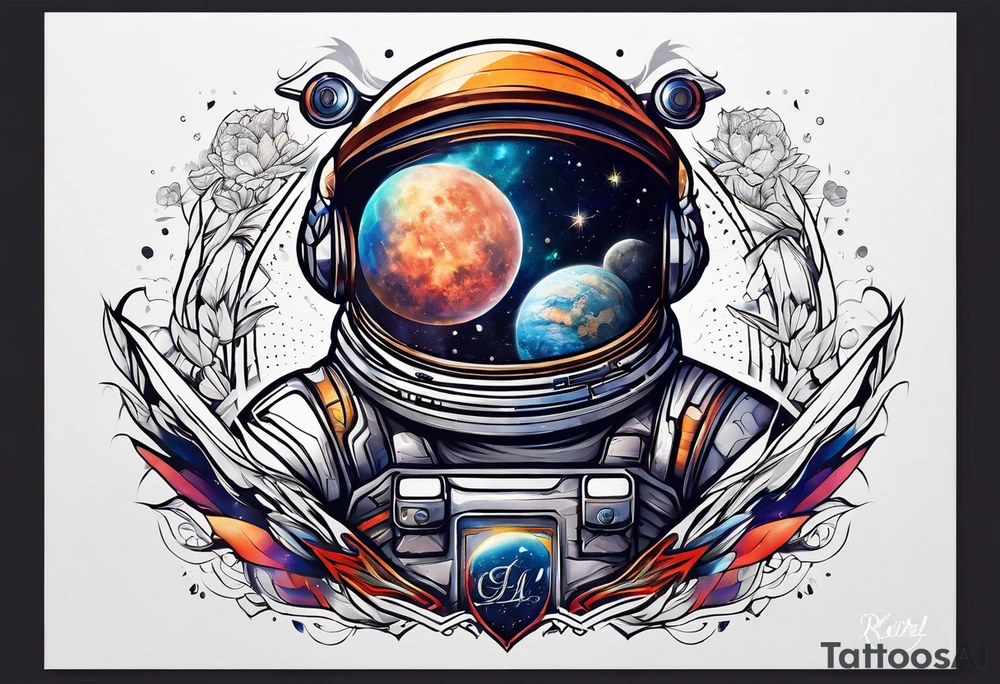 Space tattoo idea