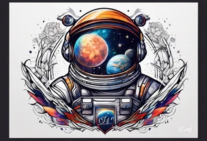 Space tattoo idea