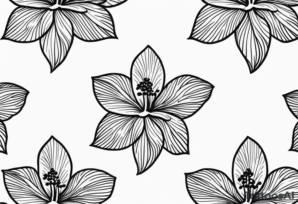 vines hibisco tattoo idea