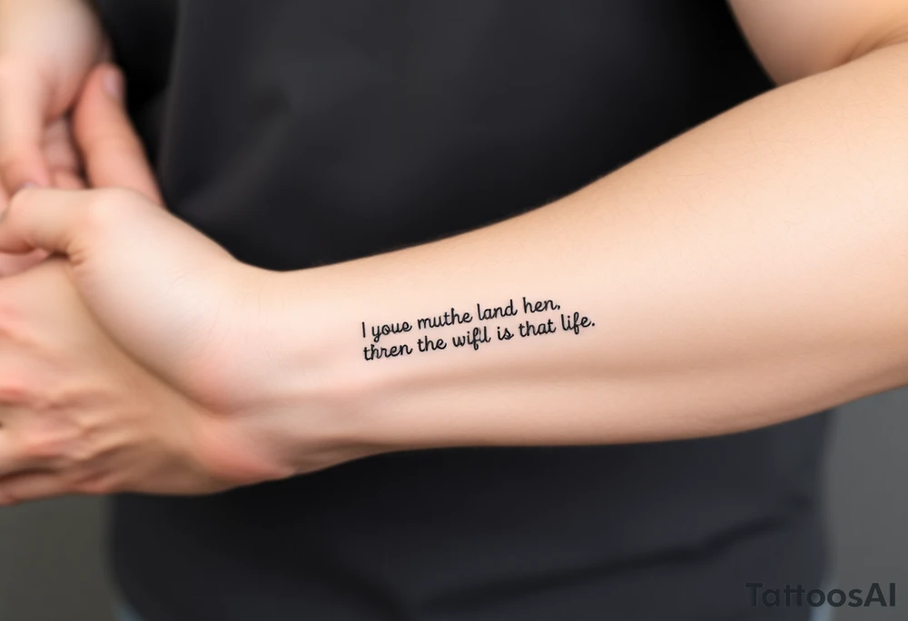 Psalm 66 NIV tattoo idea