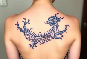 Chinese dragon tattoo idea