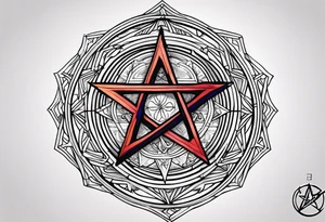 Sigil pentagram tattoo idea