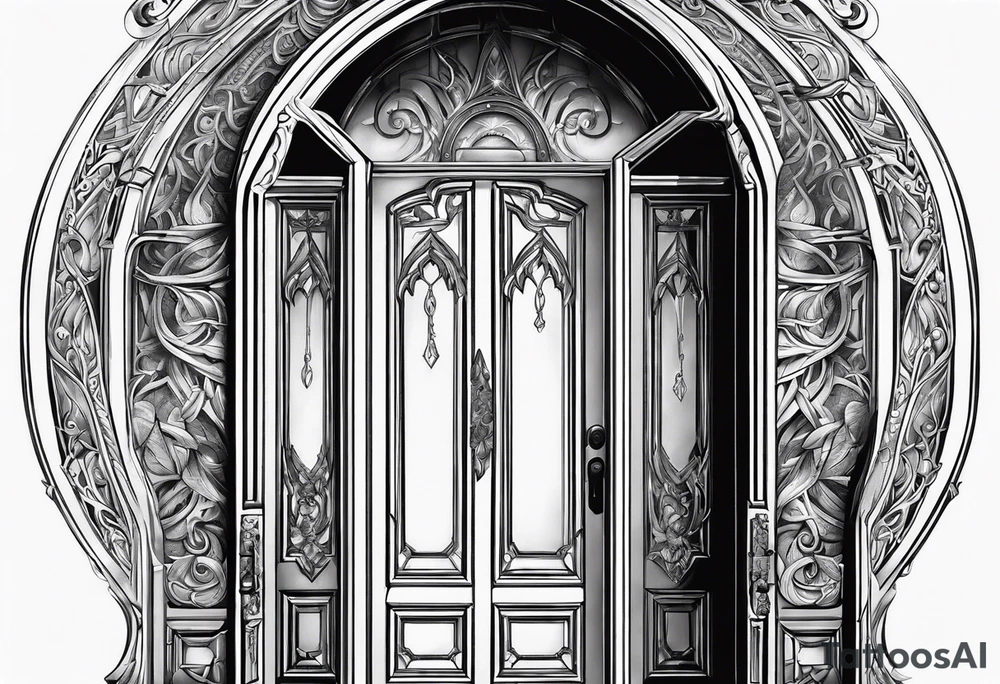 Wizardry, Doors, Weapons, Fantasy tattoo idea