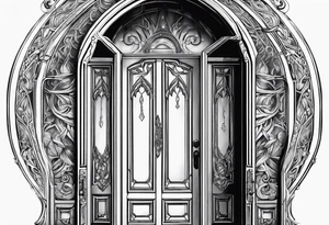 Wizardry, Doors, Weapons, Fantasy tattoo idea
