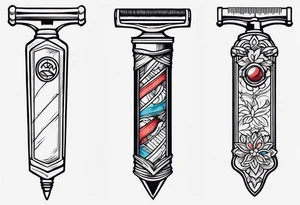 razor tattoo idea