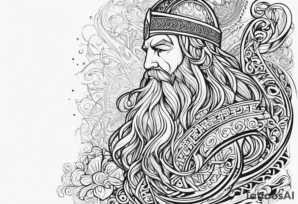 Viking prayer poem tattoo idea