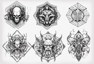 Hexadin tattoo idea