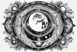 A tattoo that reflects my interest in astronomy. tattoo idea