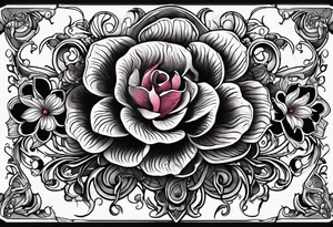 Old school flower tattoos tattoo idea