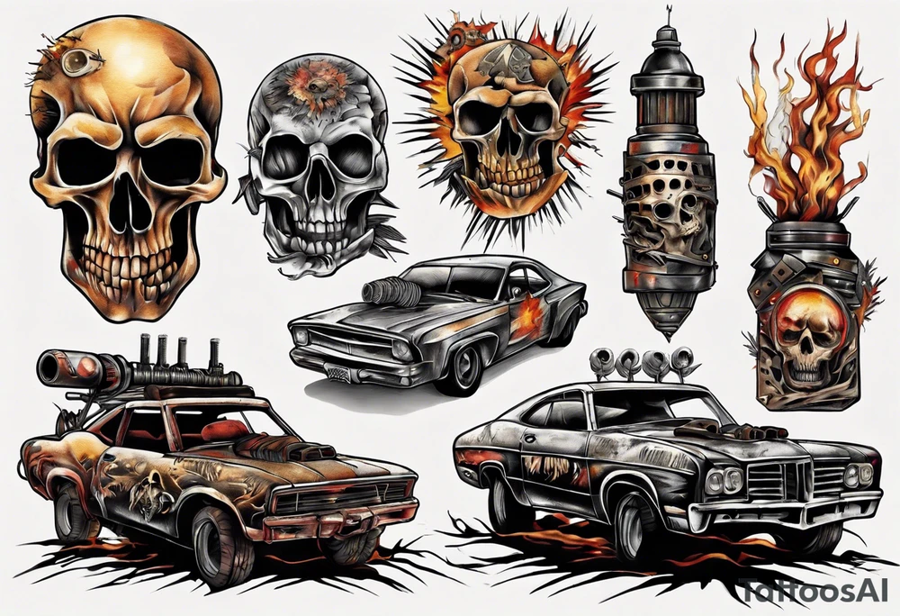 mad max fury road tattoo idea