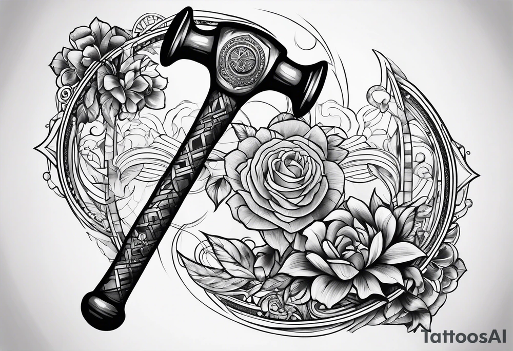 A hammer tattoo idea