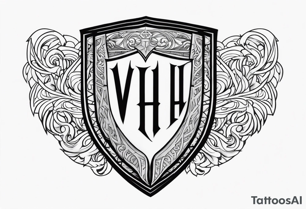 Valhalla shield tattoo idea