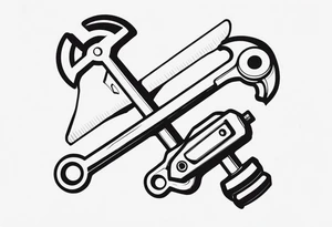 wrench and ratchet tattoo idea