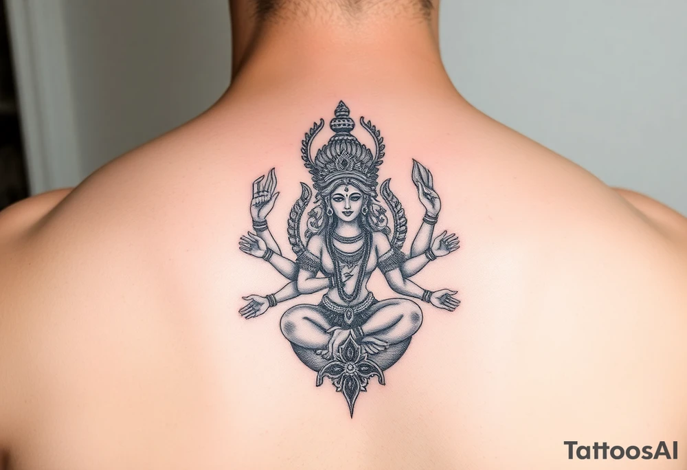 Durga lordess tattoo idea