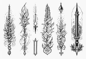 Blessed and highly favored spine tattoo tattoo idea