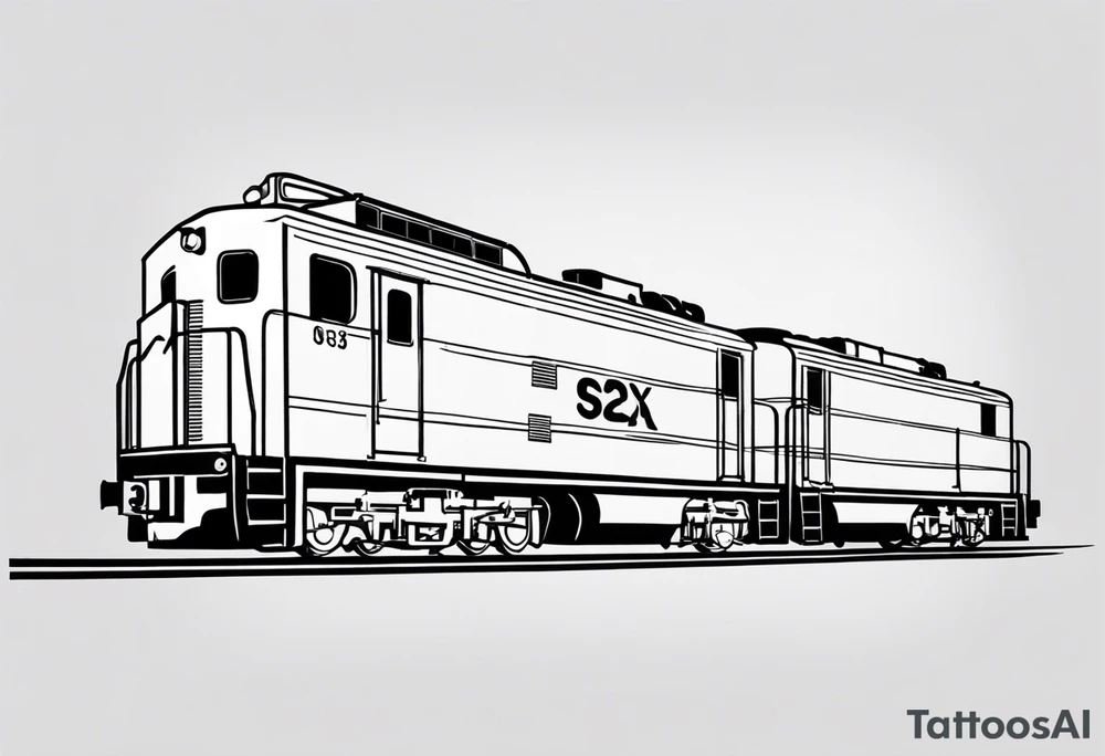 CSX train car with 091838 tattoo idea