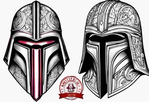 Darth Revan’s mask tattoo idea