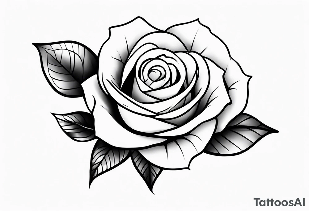 Hand lighting rose tattoo idea