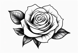 Hand lighting rose tattoo idea