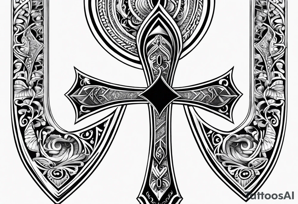 ankh for maori tattoo idea