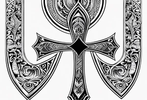 ankh for maori tattoo idea