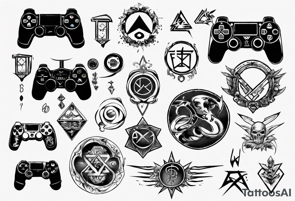 playstation tattoo idea