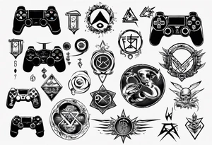 playstation tattoo idea