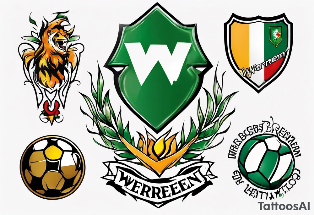 werder bremen fußball, tattoo idea