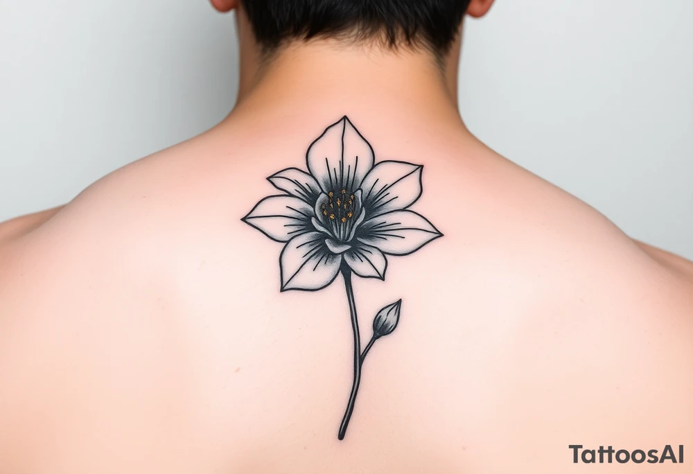 birthflower for August, April, October tattoo idea