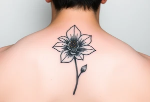birthflower for August, April, October tattoo idea