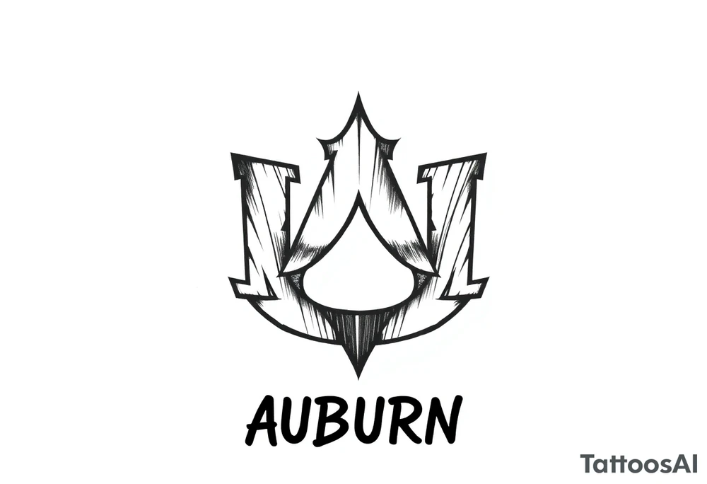 Auburn symbol tattoo idea