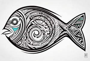 Polynesian fishhook tattoo tattoo idea