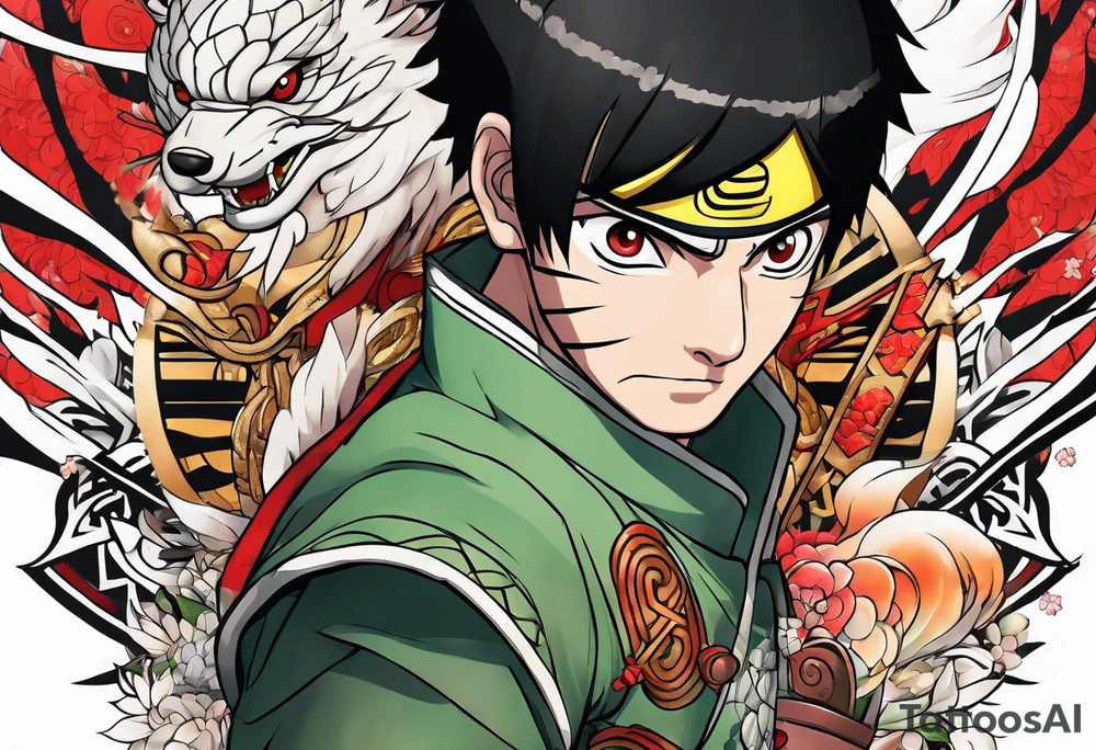 Rock Lee tattoo idea