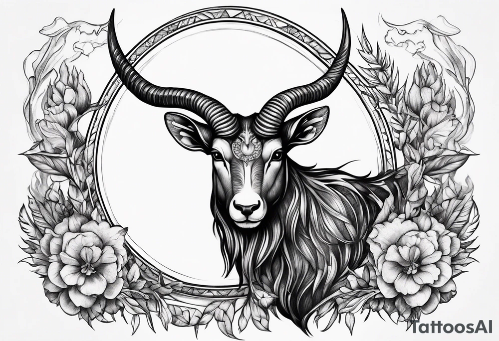 Capricorn sign tattoo tattoo idea