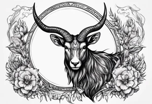 Capricorn sign tattoo tattoo idea