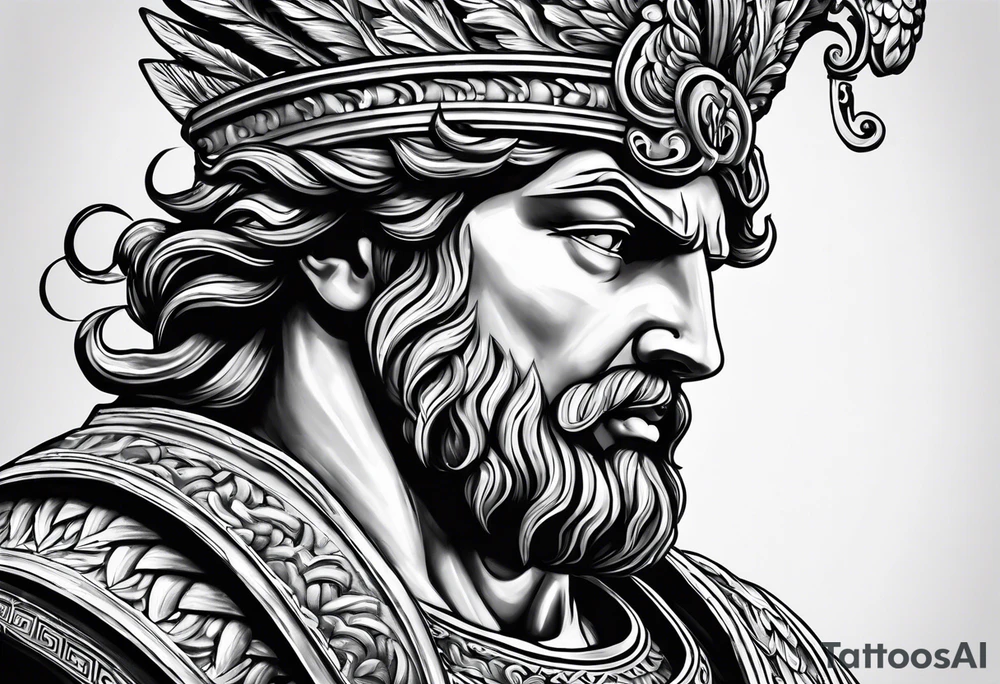 chasing my dreams, not giving up, hard work, dedication, focus, heart broken, recovered, pushing hard, got broke and gained again. I like greek gods tattoo idea