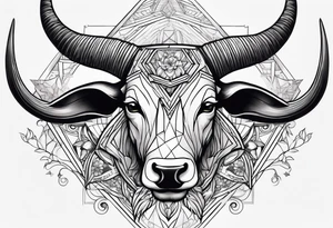 penis with horns tattoo idea