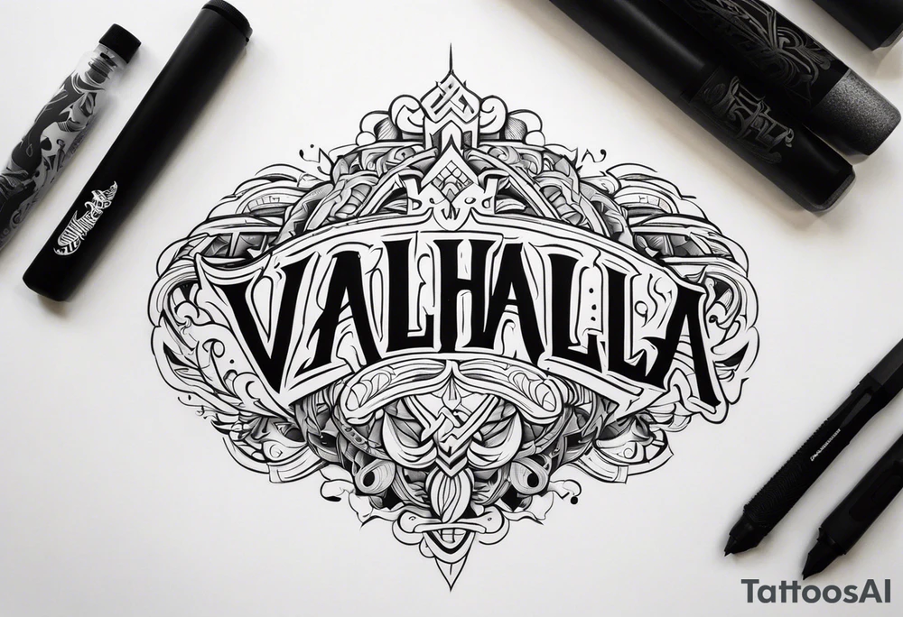 Valhalla tattoo idea
