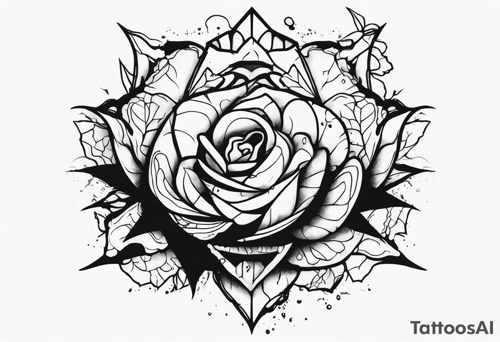 Ripped skin wound tattoo design tattoo idea