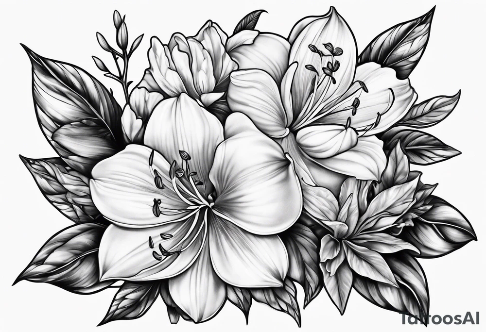 Azaleas tattoo idea